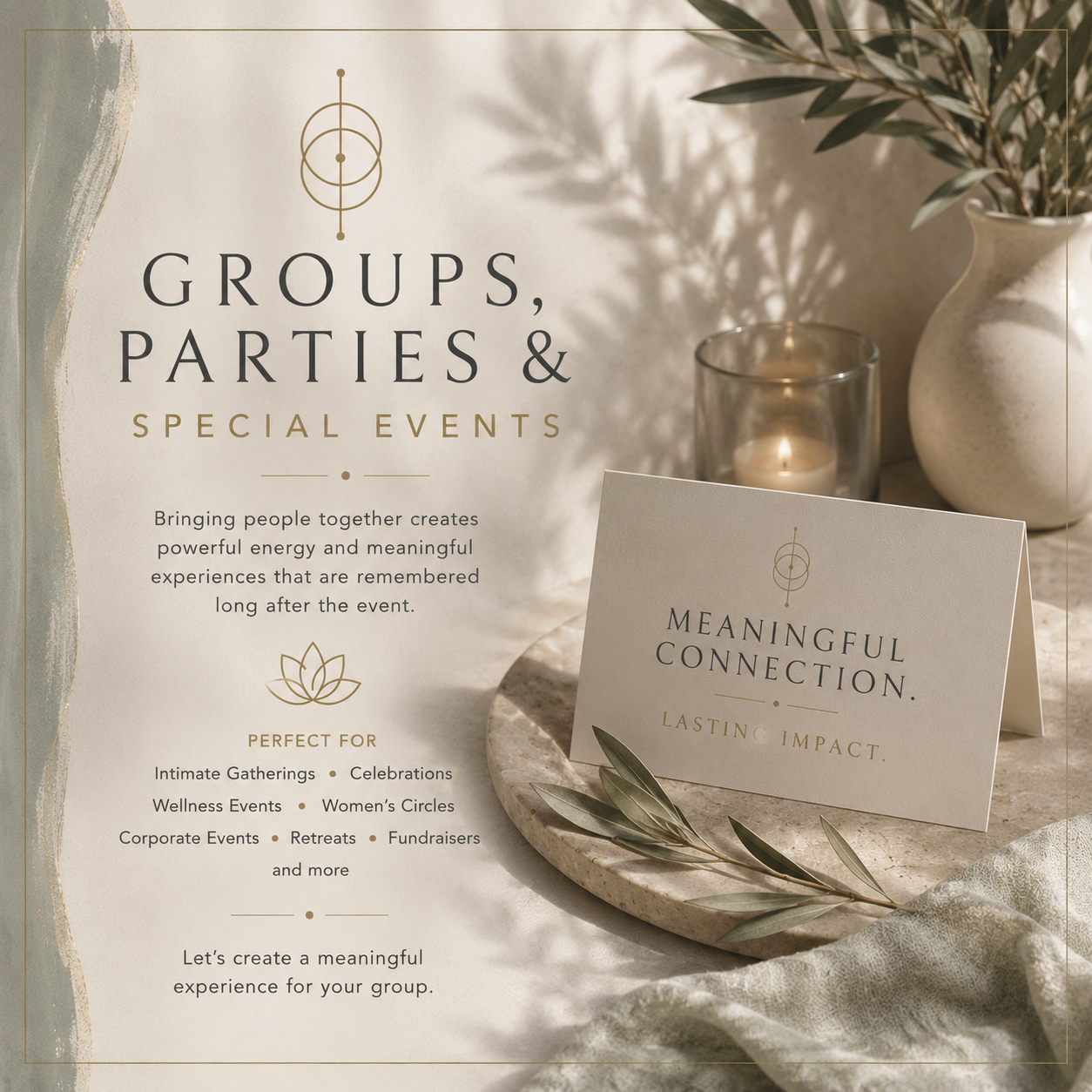 Groups & Special Events